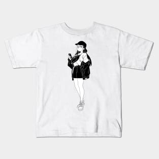 Anime Girl Kids T-Shirt